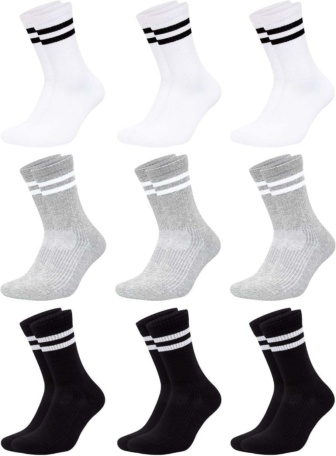 Sportsocken — für Damen, für Herren, atmungsaktiv, aus Baumwolle