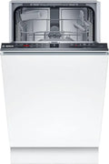 Bosch Serie 2 Geschirrspüler 45 cm, Vollintegriert, DuoPower, InfoLight, AquaStop, Sprachsteuerung mit Alexa