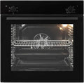 Oranier Einbaubackofen EBS900 – Schwarzer Elektroherd, 80 Liter, 6 Heizarten