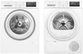 Siemens iQ300 Waschmaschinen-Set: 9 kg mit Wärmepumpentrockner 8 kg, speedPack L, autoDry Funktion