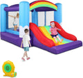 Aufblasbare LEADZM Hüpfburg mit Rutsche für Kinder 3-10 Jahre, 360x240x210cm